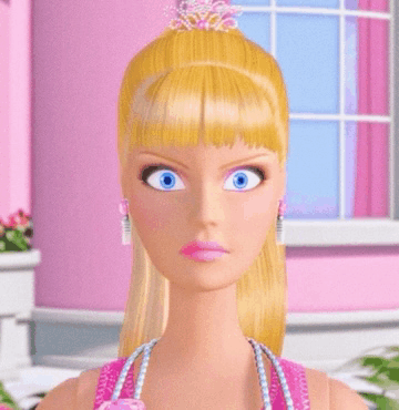 Barbie Life In The Dreamhouse GIF - Barbie Life In The Dreamhouse Eyes Wide Open GIFs
