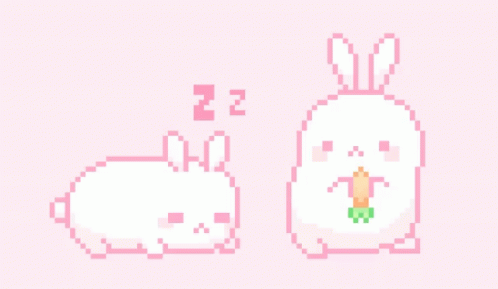 Cute Bunnies GIF - Cute Bunnies Pink GIFs