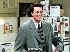 Crying Friends GIF - Crying Friends Chandler GIFs