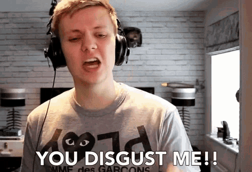 You Disgust Me You Should Be Ashamed GIF - You Disgust Me You Should Be Ashamed Makes Me Sick GIFs