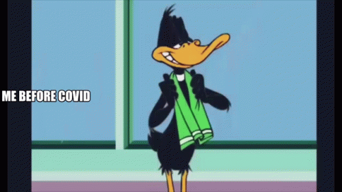 Me Before Covid Me After Covid GIF - Me Before Covid Me After Covid Daffy Duck GIFs