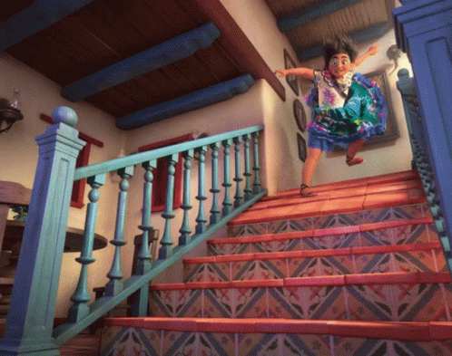 Encanto Stairs GIF - Encanto Stairs Casita GIFs