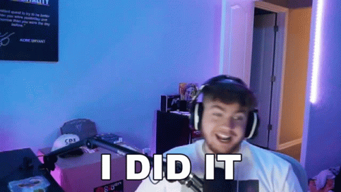 I Did It Superevan GIF - I Did It Superevan Gamer GIFs