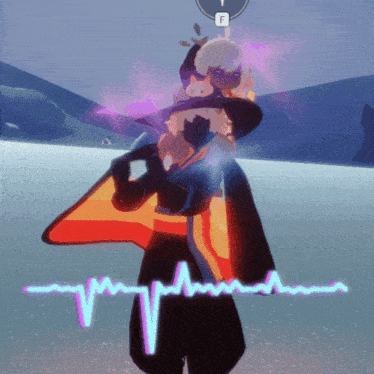 a person in a witch costume is standing in front of a sign that says ' e ' on it
