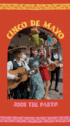 a poster for a cinco de mayo party with a group of people playing guitars