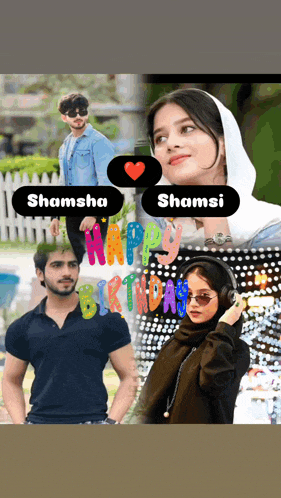 a collage of photos with the words happy birthday on the bottom