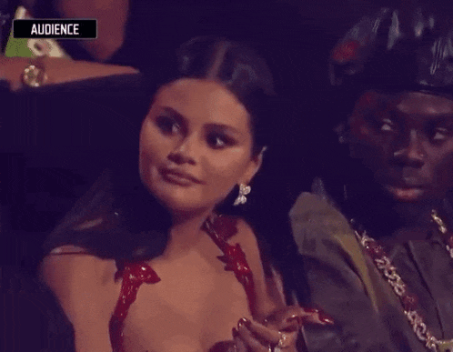 Selena Gomez Vmas GIF - Selena Gomez Vmas Reaction GIFs