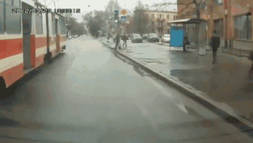 How To Get On A Bus GIF - Bus Tram Door GIFs