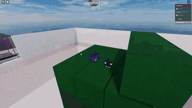 a screenshot of a video game with the number 258 on the screen