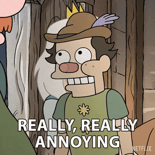 Really Really Annoying Freckles GIF - Really Really Annoying Freckles John Dimaggio GIFs
