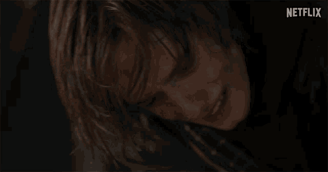 a close up of a man 's face with netflix written in the corner