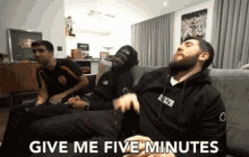 Youre Late Period GIF - Youre Late Period Give Me Five Minutes GIFs