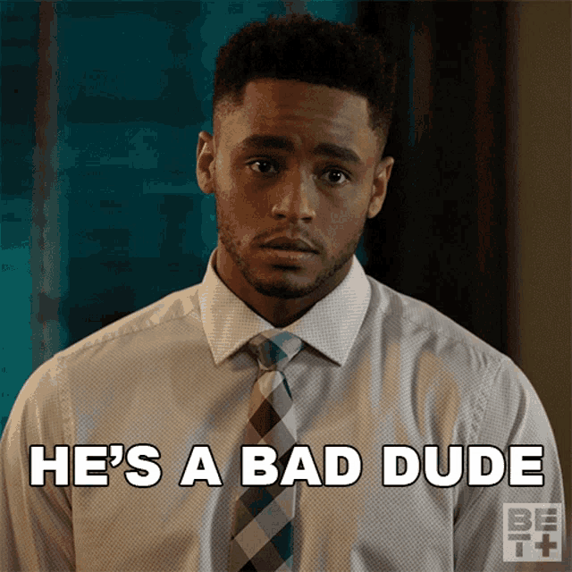Hes A Bad Dude Raymond Ray Ade GIF - Hes A Bad Dude Raymond Ray Ade Hes A Bad Guy GIFs
