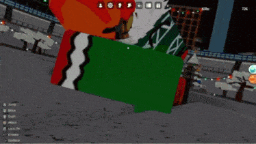 a screenshot of a video game with the number 726 at the top left