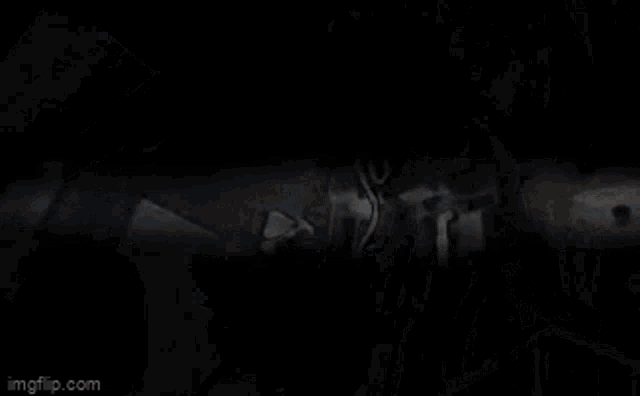 a drawing of a monster hanging from the ceiling of a building