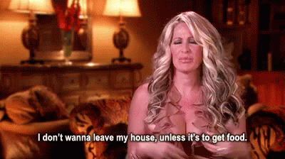 Stay At Home Club GIF - Stayhome Realhousewives Food GIFs