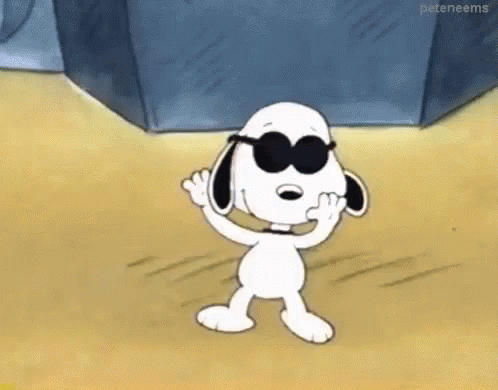Cool Snoopy GIF