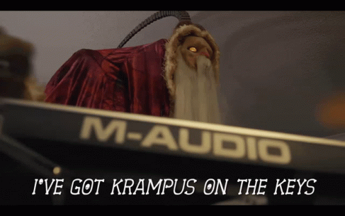 Nick Lutsko Animatronic Krampus GIF - Nick Lutsko Animatronic Krampus Krampus GIFs