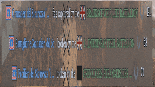 a screenshot of a video game shows a flag captured by the british
