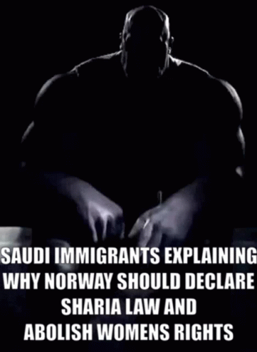 Sharia Law Norway Saudi Immigrants GIF - Sharia Law Norway Saudi Immigrants Thanos GIFs