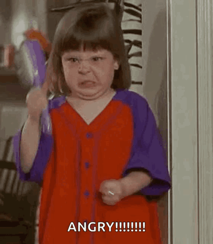 For animated GIFs — Little girl is confused by the old-school Game