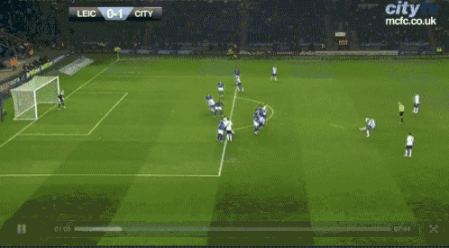 Kolarov'S Free Kick V Leicester GIF - Kolarov Mcfc Manchester City GIFs