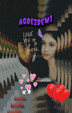 a picture of a man and a woman with the name agoezdewi