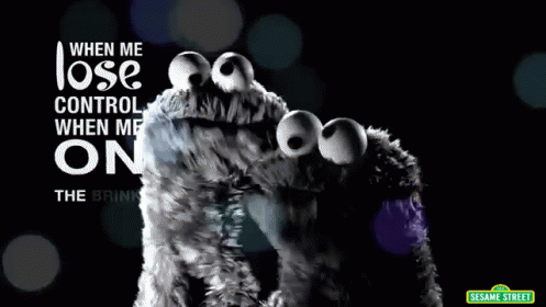 Cookie Monster & Self Control GIF - Sesamestreet Cookiemonster Selfcontrol GIFs