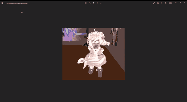 a screenshot of a video game shows a girl in a pink dress