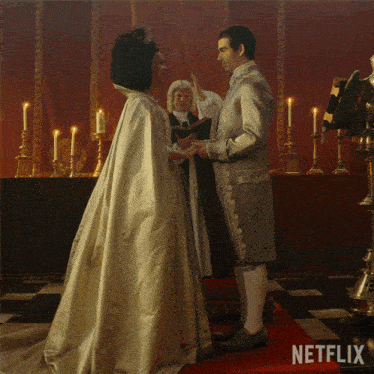 Getting Married Young King George GIF - Getting Married Young King George Young Queen Charlotte GIFs
