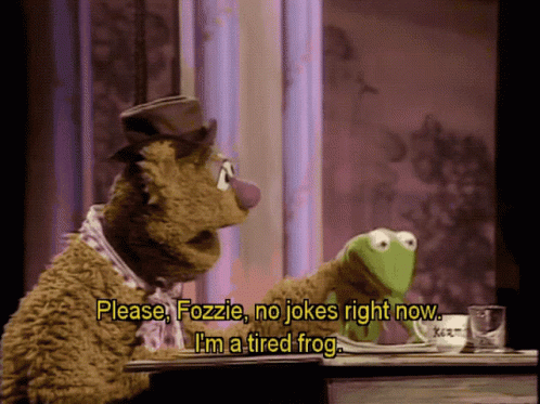 Muppets Tired GIF - Muppets Tired Over It GIFs