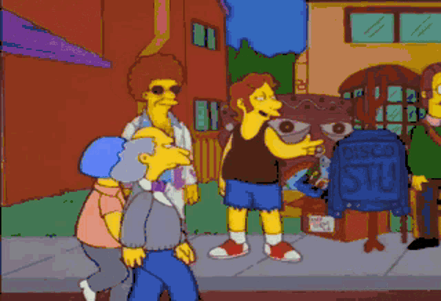 Stu Simpsons GIF - Stu Simpsons Advertise GIFs