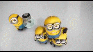 Switching The Lightbulb  GIF - Pyramid Teamwork Despicable Me GIFs