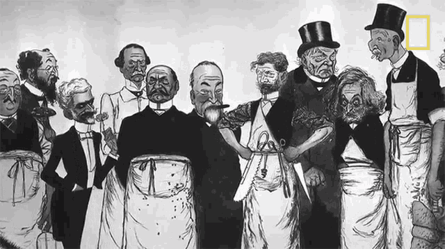 Old Class Doctors In The19th Century Going To The Doctor Could Kill You GIF