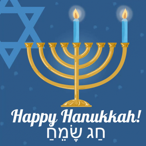 Happy Hanukkah Menorah GIF - Happy Hanukkah Menorah Candles GIFs