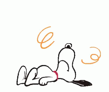 Snoopy Faint GIF - Snoopy Faint Pass Out GIFs