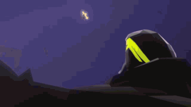 a cartoon drawing of a man holding a cross with a robot in the background