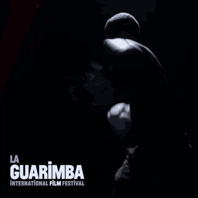 a poster for la guarimba international film festival shows a boxer