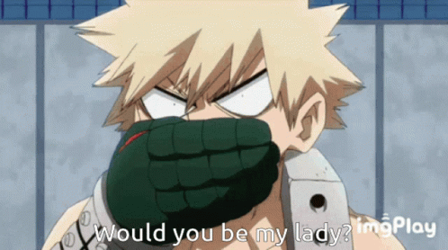 Would You Be My Lady My Hero Academia GIF - Would You Be My Lady My Hero Academia Boku No Hero Academia GIFs