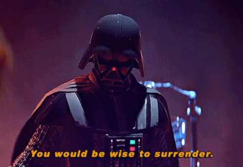 Star Wars Darth Vader GIF - Star Wars Darth Vader You Would Be Wise To Surrender GIFs