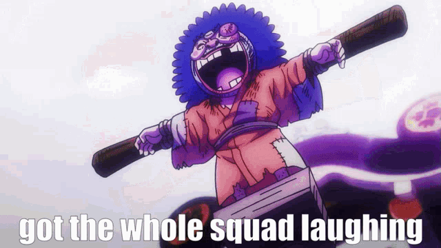 You Got The Whole Squad Laughing One Piece GIF - You Got The Whole Squad Laughing One Piece Yasuie GIFs