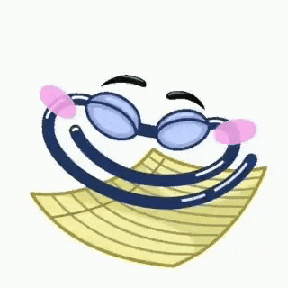 a cartoon paper clip with a face is holding a piece of paper .