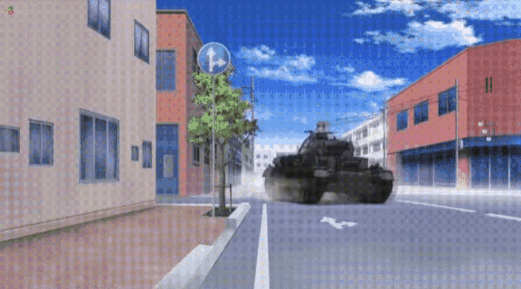Girls And Panzer Tanks GIF - Girls And Panzer Tanks Drifting GIFs