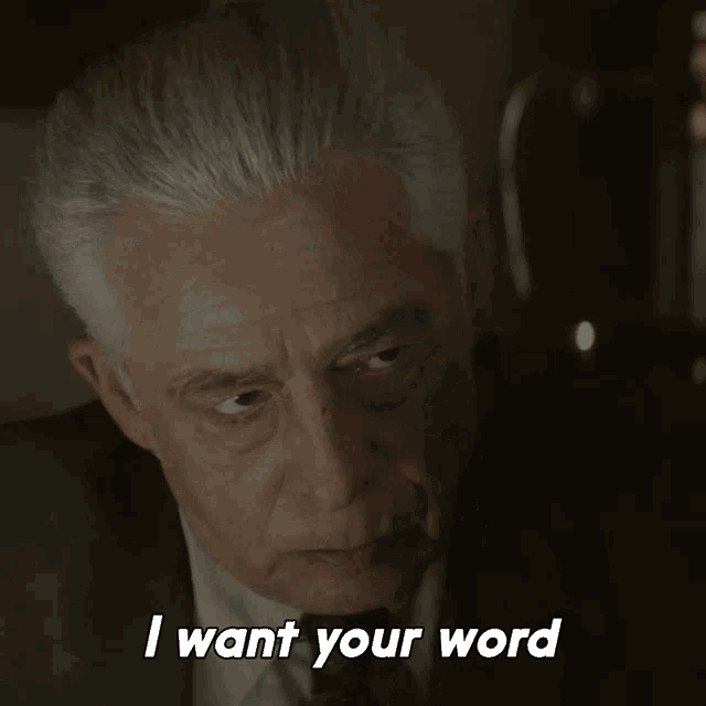 I Want Your Word Carlo Gambino GIF - I Want Your Word Carlo Gambino The Offer GIFs