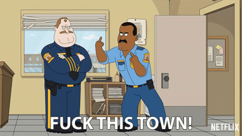Fuck This Town Gerald Fitzgerald GIF - Fuck This Town Gerald Fitzgerald Paradise Pd GIFs