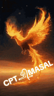 a picture of a phoenix with the words cpt masal written below it