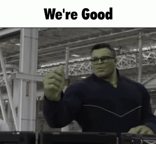 The Hulk Avengers Endgame GIF - The Hulk Avengers Endgame Were Good GIFs