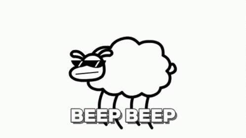 Beep Sheep GIF - Beep Sheep GIFs