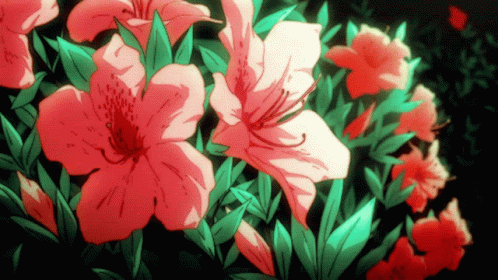 Anime Gif Anime GIF - Anime Gif Anime Flowers GIFs