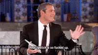 Andy Cohen GIF - Andy Cohen Lipstick GIFs